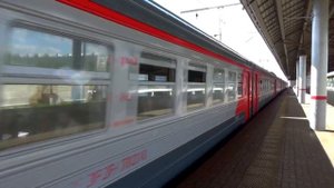 Электропоезд ЭР2Р-7023 сообщением "Москва Казанская - Шатура"