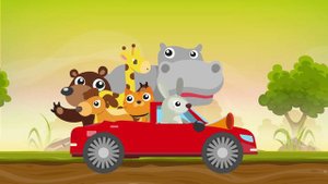 🚗 Красная бибика – Песенка с видео для малышей