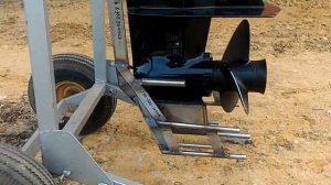 Защита редуктора и винта лодочного мотора. Усиленная.