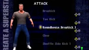 WWF Smackdown! 2 Know Your Role PS1 - Создание персонажа