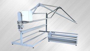 Станок перемотки ткани (раздублировщик).