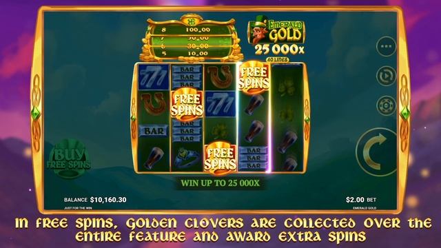Emerald Gold Slot Promo смотреть онлайн