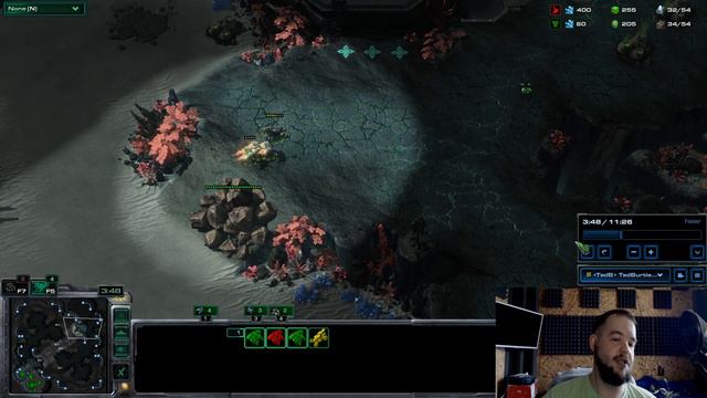 Пуш без стимпака за ТЕРРАН в старкрафт 2.От uThermal [TED] смотреть онлайн