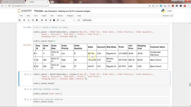 Python Pandas Tutorial 6 | How to manipulate pandas DataFrame  | Working with DataFrames