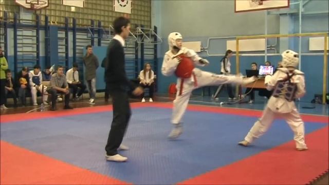 Taekwondo WTF. V Открытое Первенство района Кузьминки. 29.03.2015. Омаров-Яковлев. смотреть онлайн