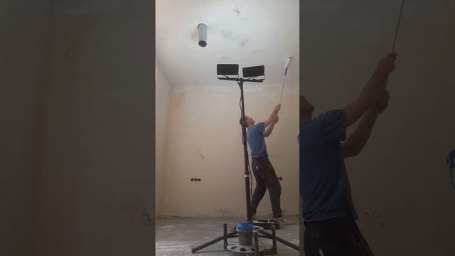 покраска потолка валиком смотреть онлайн