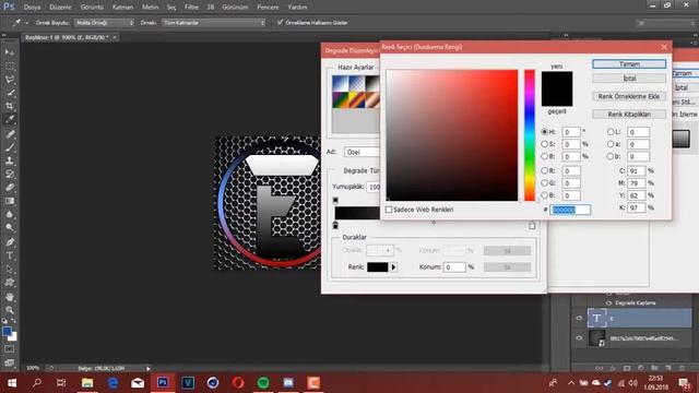 Adobe Photoshop CS6 Extended İle Logo Nasıl Yapılır ? | How To Make a 3D Logo With PhotoShop CS6 смотреть онлайн