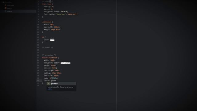 Accordion With HTML, CSS & JavaScript | SpeedCode