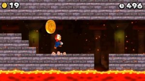 Super Mario Bros. remake in New Super Mario Bros. 2 - World 1