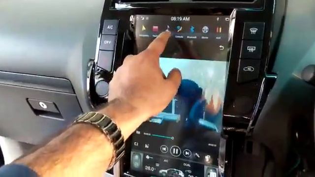 Toyota Prado LCD Multimedia System Android 13.3 Inches Version 2 - Model 2009-2013