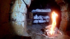 Копчение мяса в русской печи