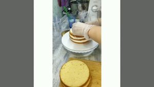 Сборка торта со скрытым ярусом