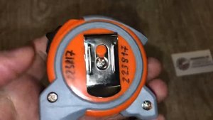 Рулетка 3м х 16 мм, прорезиненный корпус, с поверкой в СНАБМИНСК