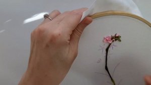Как вышить незабудки лентами. самый простой МК по вышивке лентами How to embroider forget-me-nots