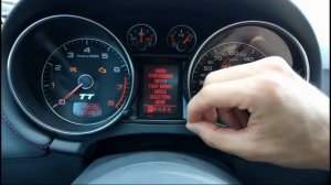 How to Reset Oil Change Service Interval Audi TT Mk2
