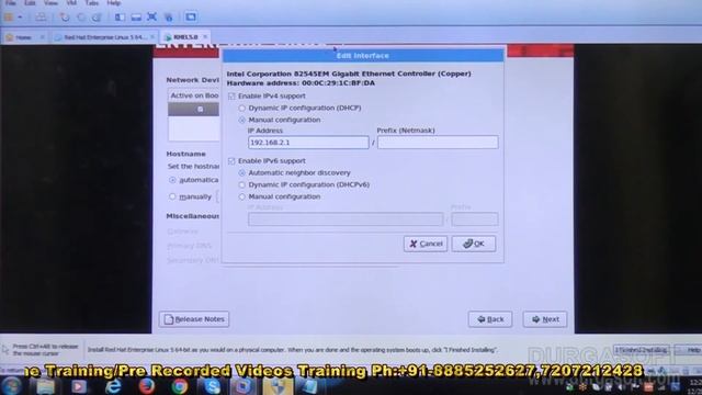 Oracle DBA Tutorials || online teraining || Installation of RHEL 5 on VMWare 9.0 by Shiva смотреть онлайн