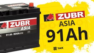 ZUBR ASIA 91 Ah: технические характеристики аккумуляторной батареи