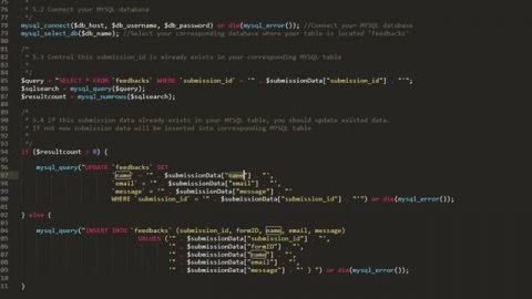 How to send Submissions to Your MySQL Database Using PHP
