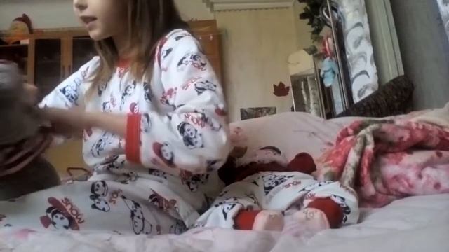 Переодивашки реборна Вари и кота басика утро/часть 1 смотреть онлайн