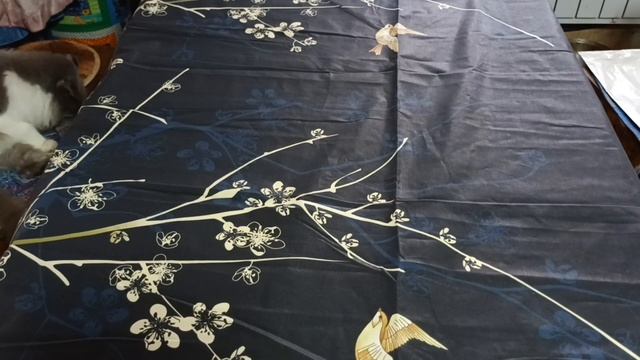 Эта ткань поражает своей красотой/ Посылка с 1 Метра ткани/ Богатые  комплекты постельного белья!