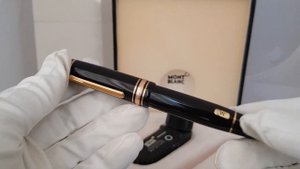 Распаковка ручки Montblanc Meisterstück 149 с золотым напылением!