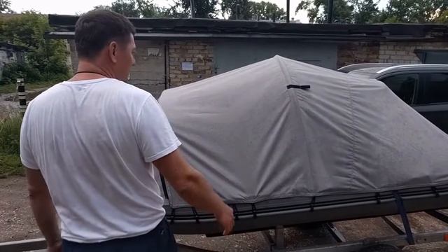 Отзыв Алексея на стояночно-ходовой тент "Фролыч 3в1" для лодки ПВХ Смарт 290 смотреть онлайн