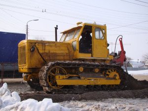 Трактор Т-100МЗ / Soviet tractor T-100