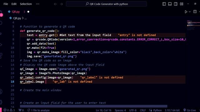 QR Code Generator python