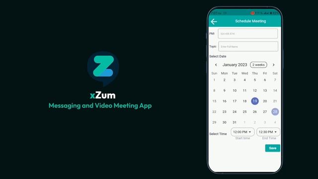 XZum | Messaging and Video Meeting Full App | Firebase Backend | Flutter | Android & iOS