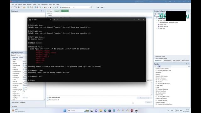 GIT and C++ builder