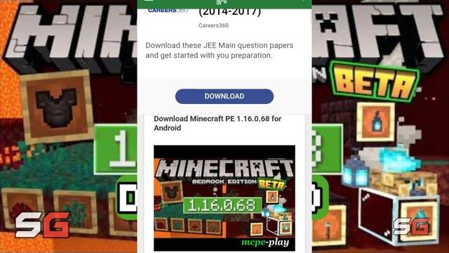 Minecraft pocket New beta version 1.16.0.68 How to Download in Android mobile