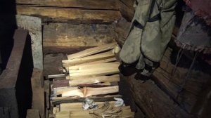 Зимовье промыслового охотника.