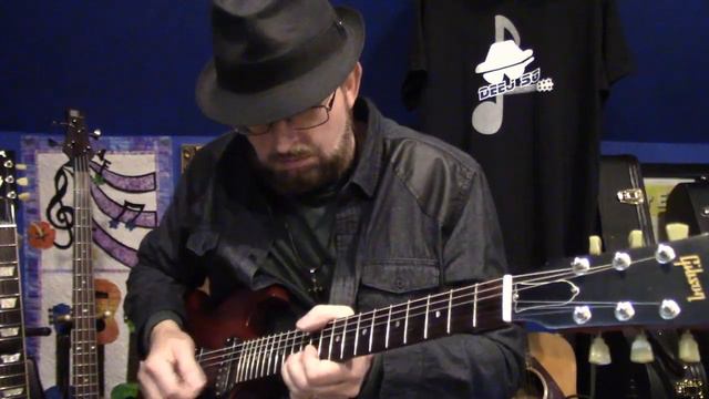 Gibson SG 60s Tribute w/ DiMarzio Humbuckers thru Blackstar HT-5 Amp смотреть онлайн