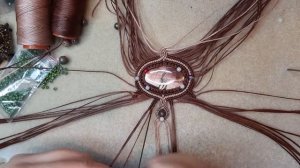 МК браслета. Часть 2. Микромакраме.