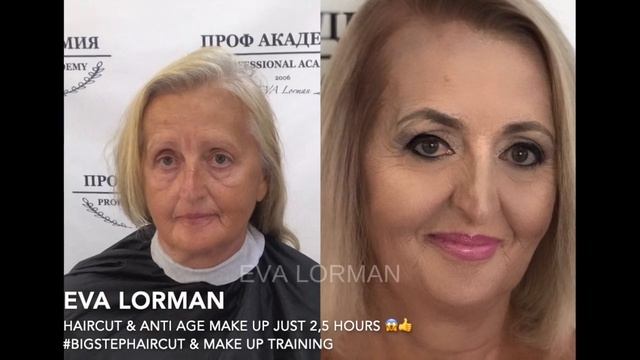 Haircut BIG STEP and anti-aging makeup 2 EVA LORMAN смотреть онлайн