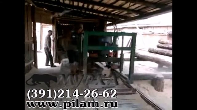 Дисковая двухпильная горизонтальная пилорама Алтай ДПА550 pilam.ru смотреть онлайн