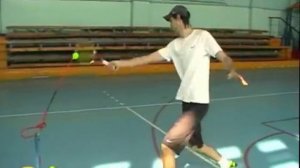 Теннисные тренажеры. Удар с лета (volley) в теннисе