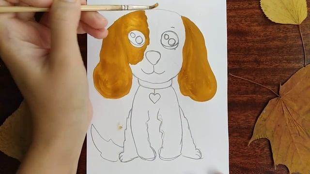 Как нарисовать собаку. Урок рисования смотреть онлайн