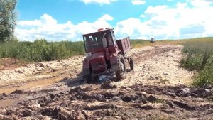 Трактор Т-40АМ удивляет на бездорожье!!! Все в шоке от его проходимости!!!