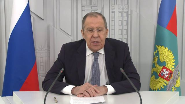 Видеообращение  С.Лаврова в связи с 10-летием «Крымской весны», Москва, 16 марта 2024 года