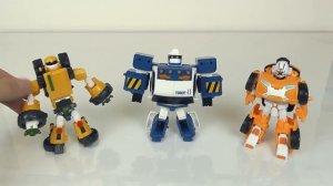 Друзья Трансформеры Тобот T и Тобот X распаковывают Тобота Zero