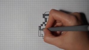 Как нарисовать по клеточкам ЗЕЛЬЕ МАЙНКРАФТ/280/How to draw on the cell POTION MINECRAFT