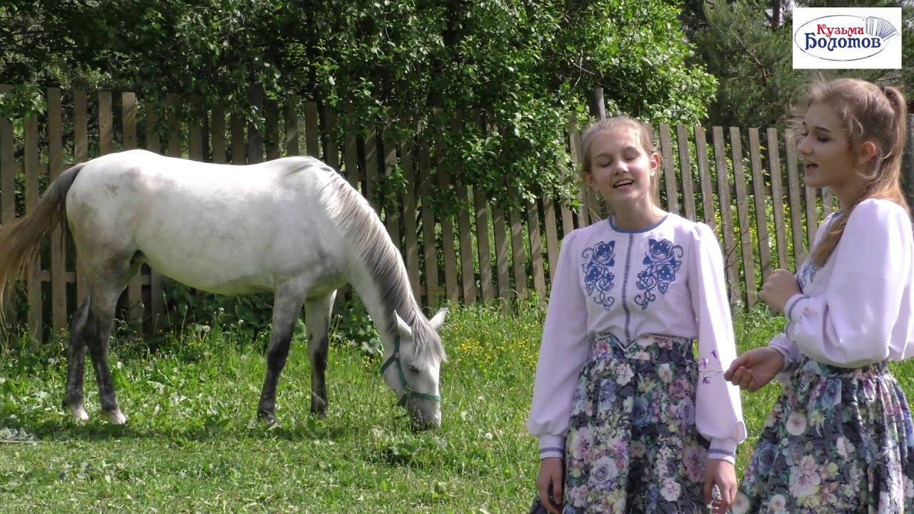 Ночка луговая!  Эльмира и Дарина Карташовы! Семейный ансамбль "Радость".