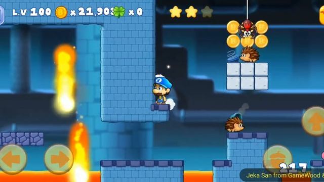 Level 100. Босс № 5. Прохождение игры Super Bobby's World — Free Run Game на Android