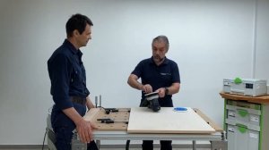 Шлифование поверхности на примере эксцентриковой шлифовальной машинки ETS 150.