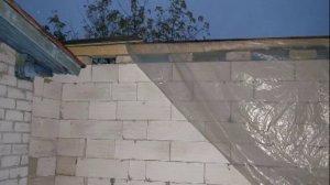 Пристройка из газосиликата к кирпичному дому_1