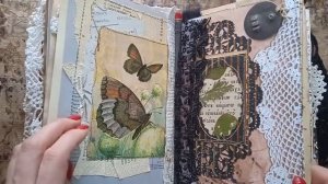 Mystery Junk Journal. Gothic Aesthetic Handmade Journal.