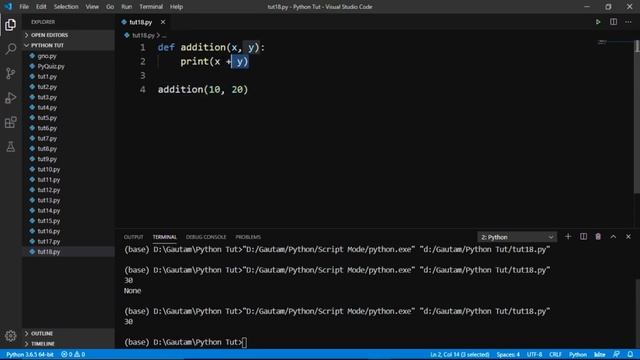 Functions in Python | How to create a function? | Python User-Defined Functions | Python tutorials
