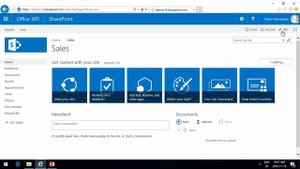 Create a SharePoint Online intranet for a small company