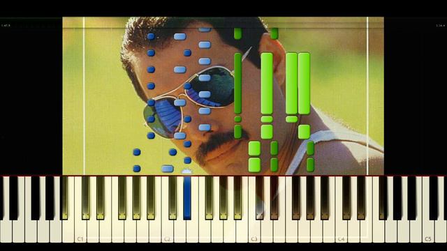 Freddie Mercury - Mr Bad Guy (Piano Tutorial + Partitura) смотреть онлайн
